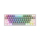 Teclado Inalambrico Bluetooth Redragon FIZZ PRO K616 RGB Switch Gris con Blanco Español