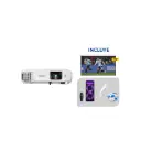 OFERTA FLASH AGOSTO 2026 |  Proyector Epson Powerlite 118 + Pantalla + Parlante + Bracket + Puntero + Balon