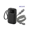 Power Bank Baseus 3A 20000mAh P10055002113-00 Negro + Cable USB